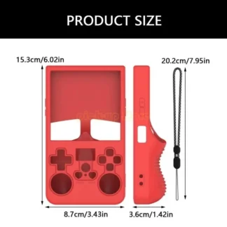 Carcasa protectora de silicona para mando con cordón para consola de juegos R36, carcasa a prueba de polvo, accesorios para juegos