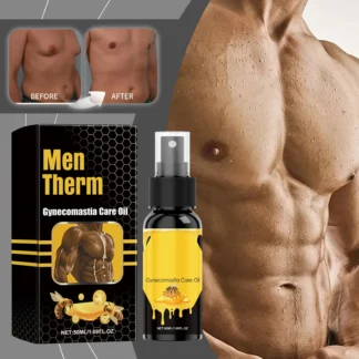 Spray reafirmante para el pecho para hombres, esculturas y contornos suavemente para crear contornos más firmes, reducen la ginecomastia y crear una línea de pecho más firme