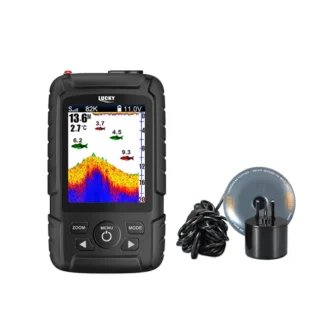 Lucky Fish Finder FF718LicD-T 2,8 pulgadas 3,7 V batería de iones de litio pantalla de matriz de puntos de colores con sensor transductor