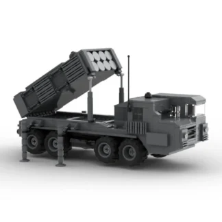 Modelo de lanzador multibarril militar personalizado MOC-73151 (757 piezas) juguetes de regalo