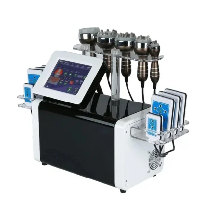Profesional 6 en 1 40K cavitación ultrasónica escultura corporal cavitación vacío Rf máquina de reducción de celulitis