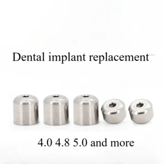 Compatible con implantes dentales Tornillos de repuesto Accesorios dentales Cuidado de la belleza bucal Rendimiento de costo de aleación de titanio médico