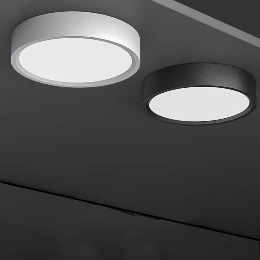 Luz de techo LED 5W 9W 12W 15W 18W 20W lámpara de techo empotrada montada en superficie para sala de estar cocina foco AC 175-265V