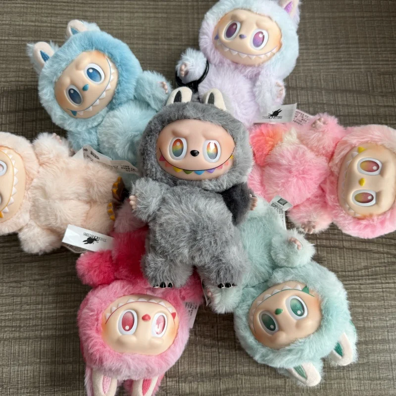 En Stock 1:1 figura de Anime de alta calidad Labubu serie de alta energía Ahead caja ciega de vinilo colgante muñeca caja misteriosa juguete réplica regalo