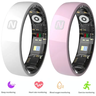 Para Xiaomi anillos inteligentes ritmo cardíaco en tiempo Real oxígeno en sangre monitoreo del sueño deportes NFC Control de acceso inteligente IP68 5ATM Smartring