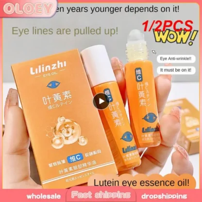 Aceite piezas para el cuidado de los ojos, no graso, buena absorción, grano claro, tirantez suave para los ojos, 1/2 Uds.