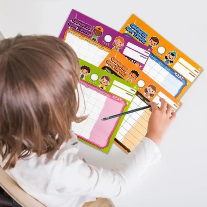 Tabla de recompensas para niños pequeños, sistema de pegatinas de recompensa magnética, suministros educativos de escuela en casa para entrenamiento de orinal, seguimiento de tareas, cultivar