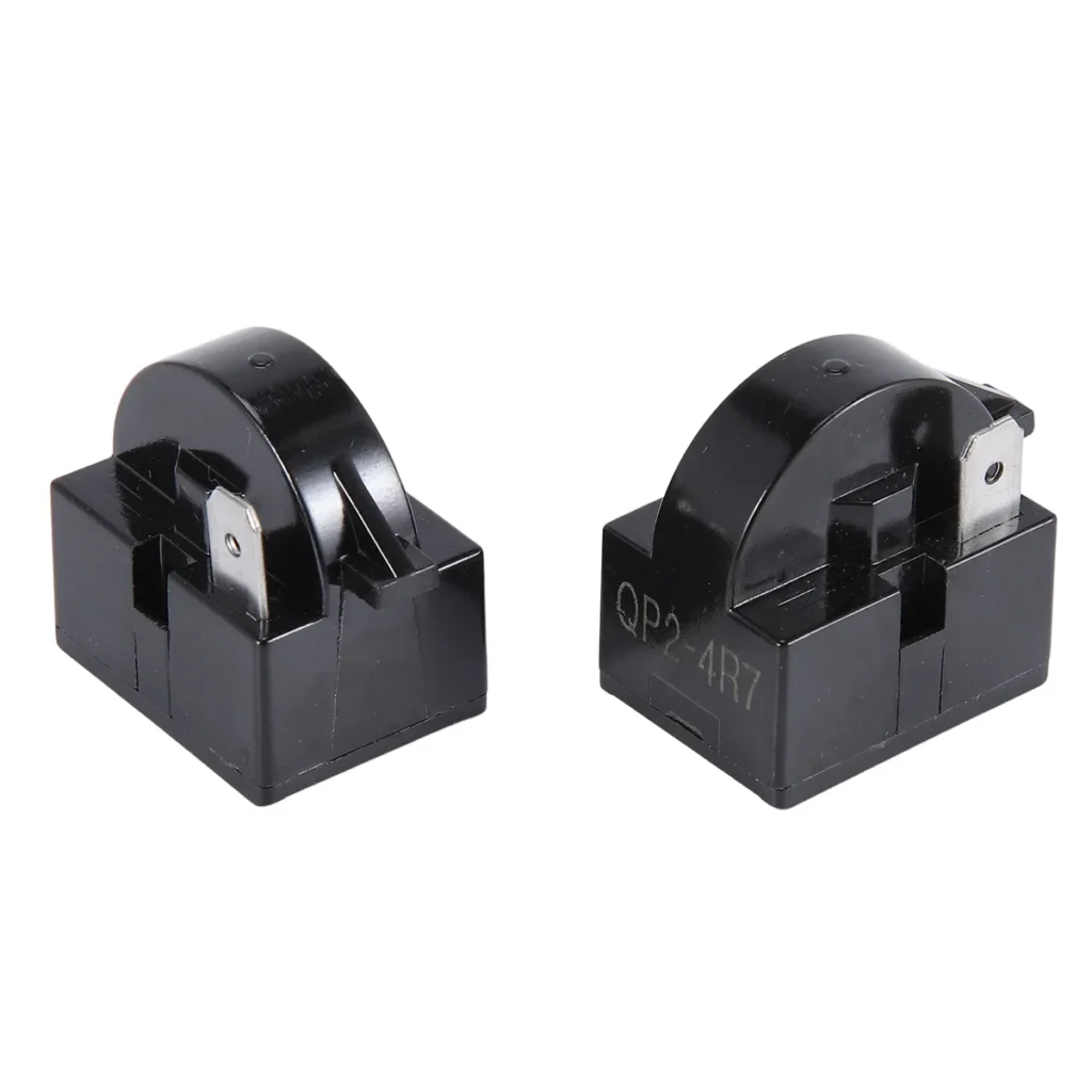 Relé de arranque PTC QP2-4.7 de A78E-1 pines, relé de arranque de refrigerador de 1 pines y protector de sobrecarga de refrigerador 6750C-0005P