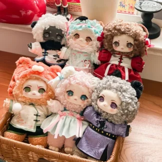 Genuino Nagi Beast montaña y río romántico vinilo felpa estilo antiguo serie caja ciega muñecas coleccionables adorno hecho a mano