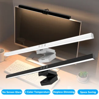 Barra de luz para Monitor de ordenador, luces colgantes de pantalla, atenuación continua, lámpara de escritorio USB para estudio, luz de lectura, lámpara de Monitor de mesa, 50cm