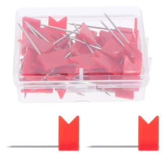 50 Uds. Pin de bandera, bonitos alfileres de empuje, tablero de cable, tachuelas, chinchetas de boletín, accesorios de corcho, documentos decorativos de Putter de tablero de corcho