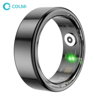 [2024] COLMI R02 anillo inteligente carcasa de acero de titanio de grado militar monitoreo de salud IP68 y 5ATM modos multideportivos impermeables