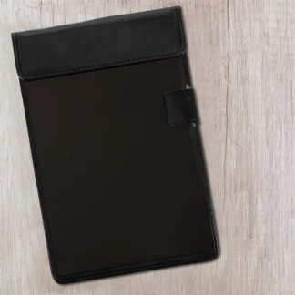 Portapapeles para restaurante, tableros de escritura pequeños de Pu para placa de dibujo de oficina, soporte para menú, almohadillas para servidor, Clip para recibos