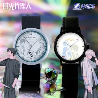 Link Click Anime sensible a la luz reloj que cambia de Color reloj fotocromático Cheng Xiaoshi Lu Guang Qiao Ling figura de acción regalo