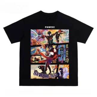 Ropa para padres e hijos, camiseta americana de manga corta con estampado de algodón de verano para niños y niñas, Top holgado