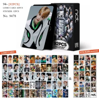 60 + 32 unids/set Kpop nct DREAM nuevo álbum tarjeta de fotos ídolo de niño coreano foto HD Mini pegatina Fans recoger postal regalo tarjeta LOMO