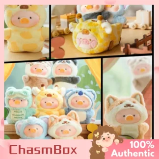 Caja ciega de fiesta de animales de cerdo Lulu, serie de teatro forestal, Adorable cara de vinilo, muñeca con yema del dedo, decoración de colección, regalos para niños