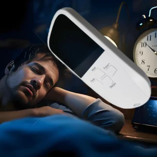HLKGO Helper Dispositivo de ayuda para dormir CES Terapia de estimulación del insomnio Ansiedad Depresión Instrumento para dormir rápido