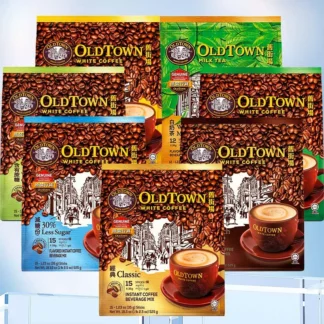 Café blanco OldTown 13,24/14,83/18,53/19,06/20,12 oz(375/420/525/540/570 g)*6 paquetes