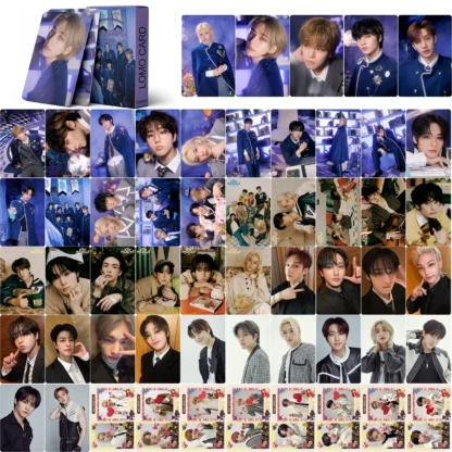 55 Grupo de chicos coreanos Tarjeta de pequeña escuela mágica Tarjeta de colección LOMO Hwang Hyun-jin FELIX