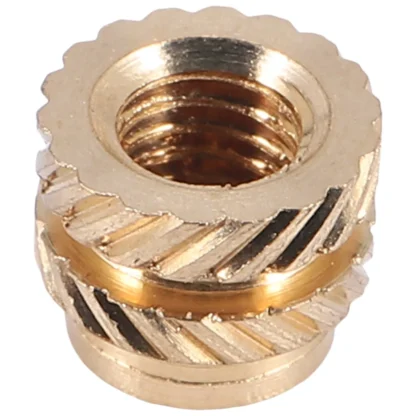 AU35 100 Uds M3 rosca moleteada latón roscado juego de calor tuerca de inserción resistente al calor, M3X5X4, para impresora 3D Voron 2,4 Etc.