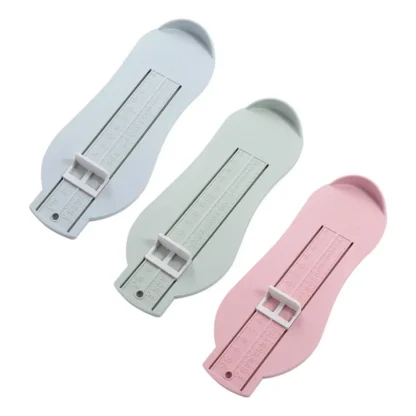 Accesorio para zapatos, herramienta para el cuidado de los pies, herramienta de medidas de rango ajustable, medidor de medida para pies, regla para pies para niños, medición de tamaños de zapatos