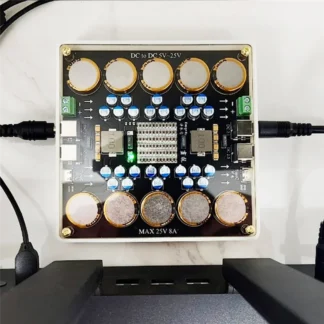 Nuevo: purificador HIFI de alta potencia que admite corriente ultraalta de 20A, soporte máximo de 5V-25V para fuente de alimentación conmutada