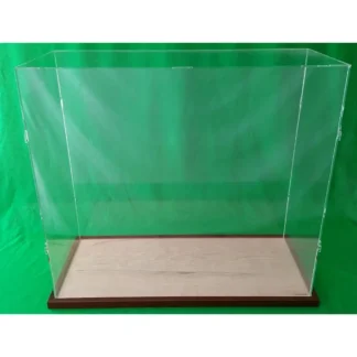 Vitrina acrílica transparente para mesa de 25"" L X 10"" W X 30"" H H H para barcos modelo altos