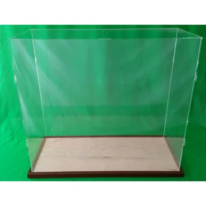 Vitrina acrílica transparente para mesa de 25"" L X 10"" W X 30"" H H H para barcos modelo altos
