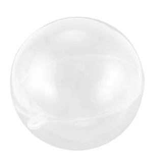Bola de decoración colgante para boda y Navidad, adorno transparente de plástico abierto, suministros para fiesta Diy para niños, 20Cm GSY, 1 ud.