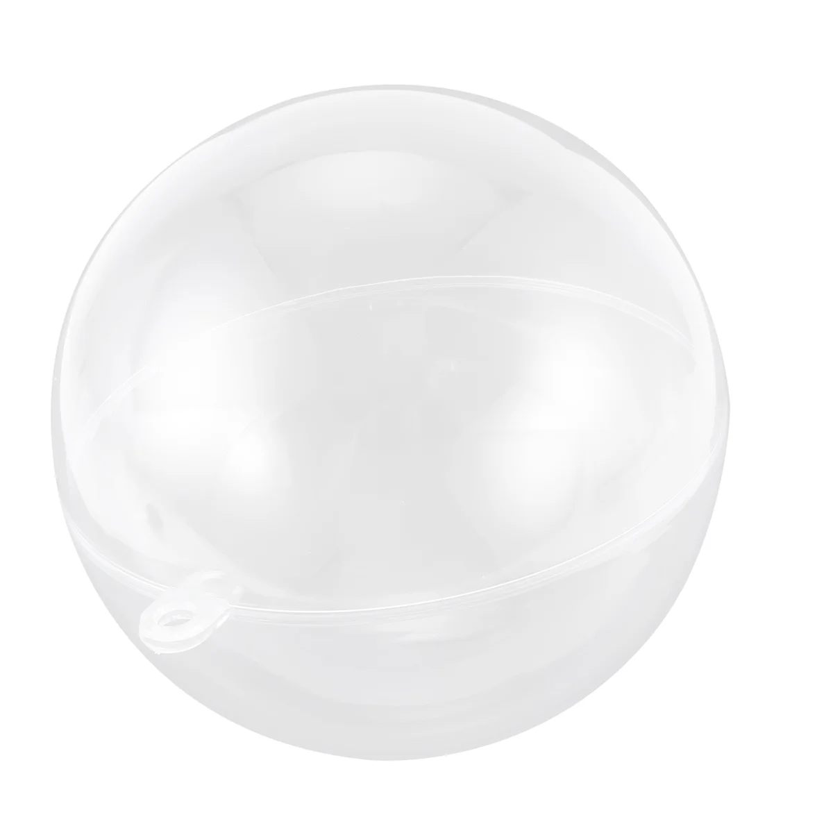 Bola de decoración colgante para boda y Navidad, adorno transparente de plástico abierto, suministros para fiesta Diy para niños, 20Cm GSY, 1 ud.
