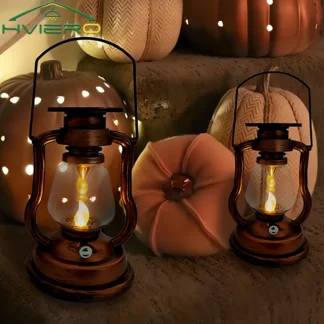 Iluminación velas Retro bombilla Solar Led blanco cálido linterna de Camping portátil luces de jardín al aire libre candelabro decorativo impermeable
