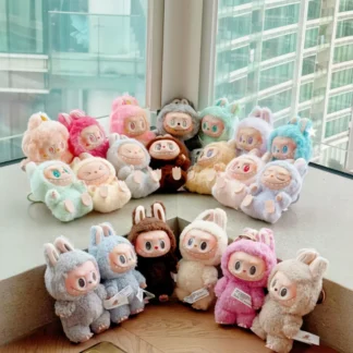 Nueva réplica oficial de Labubu de 3. a generación, caja ciega de vinilo de la serie Ahead de alta energía, latido del corazón, bonito regalo de combinación de Color de macarrón