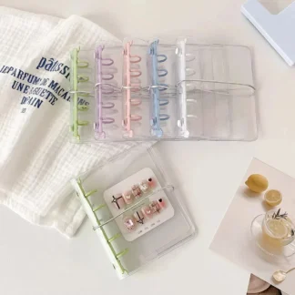 Álbum de uñas DIY, tablero de exhibición de uñas postizas, cubierta de tarjeta de PVC, marco de almacenamiento de uñas postizas transparente, estilo coreano, gran capacidad