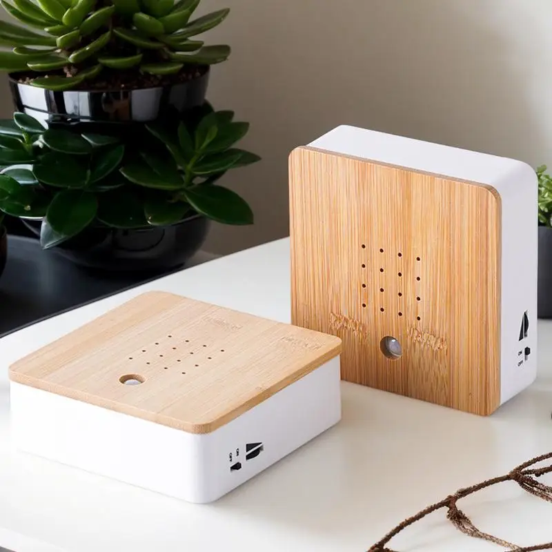 Caja de sonido para chirrido de pájaros, Sensor de movimiento, caja de pájaros para cantar, máquina inteligente de ruido de animales para dormitorio, sala de estar, chimenea