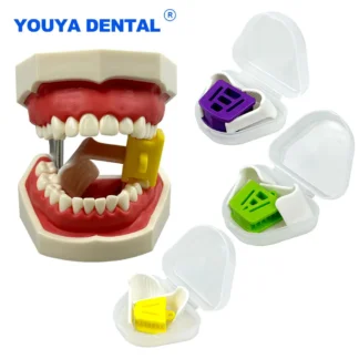 Accesorios de silicona para la boca, Retractor Dental, abridor de boca con protector de lengua, almohadillas Autoclavables para morder, bloques, Retractor Oral para dentista
