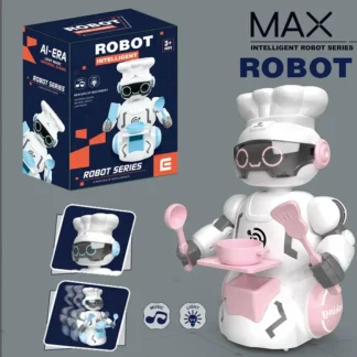 Los juguetes divertidos del robot del chef de la educación temprana de los niños pueden llamar caminar cantar música ligera