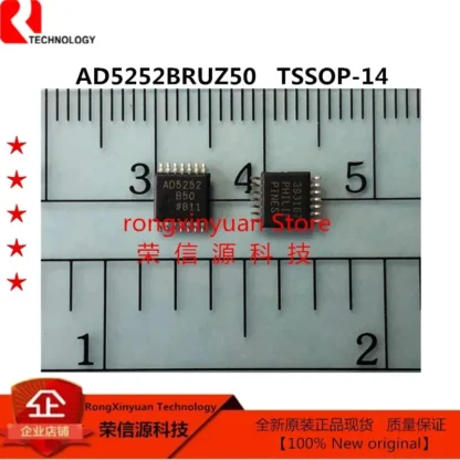 Potenciómetros digitales de memoria no volátiles, dispositivo AD5252BRUZ50 TSSOP14 AD5252BRUZ50-RL7 AD5252 Dual I2C de 256 posiciones, 100% nuevo y original