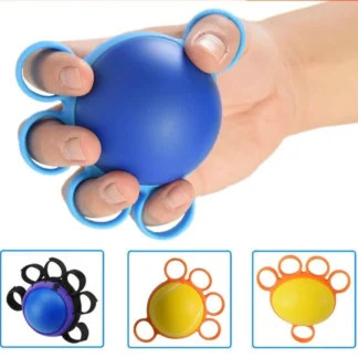 Terapia de manos, pelota fortalecedora de fuerza de agarre, camilla de PU, ejercicio de fuerza de brazo para Fitness, entrenador de mano de recuperación muscular