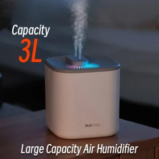Humidificador de aire de 3000Ml, difusor de aire de gran capacidad, atomizador, purificador ultrasónico de aire