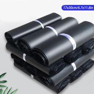 100/300 Uds. Bolsas de correo de mensajería grises paquete de polietileno autosellado bolsa de correo exprés bolsas de embalaje de sobres para bolsas de envío