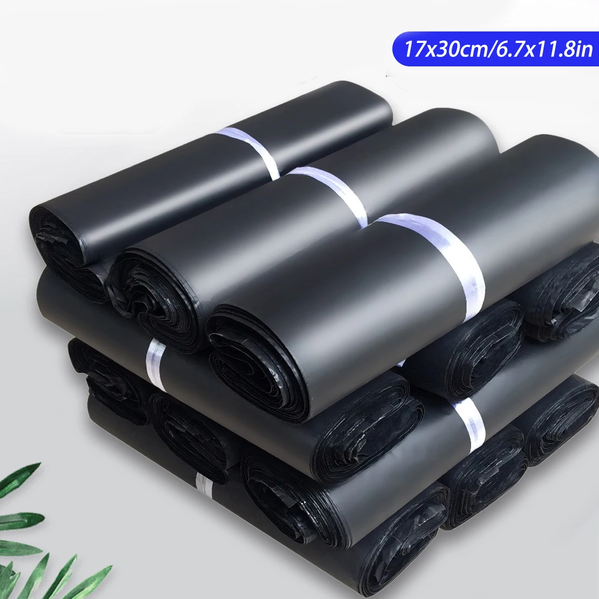 100/300 Uds. Bolsas de correo de mensajería grises paquete de polietileno autosellado bolsa de correo exprés bolsas de embalaje de sobres para bolsas de envío