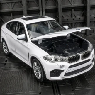BMW X6 X6M Coupe SUV, modelo de coche deportivo de aleación, vehículos de juguete de Metal fundido a presión, modelo de coche, colección de alta simulación, regalos para niños, 1/24