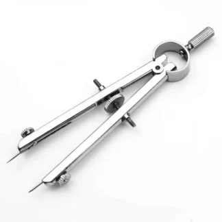 Divisor de arco, brújulas de resorte, perilla de impresión de cuero multifunción, electrocardiograma, brújulas de ingeniería, herramienta de dibujo