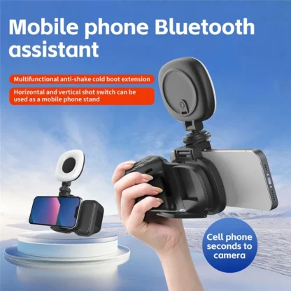 ABWP-teléfono Bluetooth de mano Sefile Stick mango estabilizador Vlog Selfie luz de relleno accesorios de fotografía