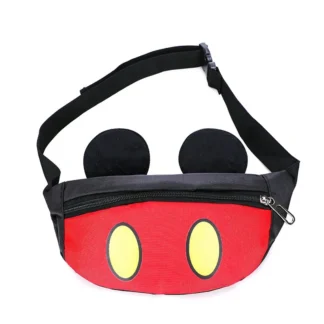 Bolso cruzado de Mickey Minnie de Disney, riñonera de Mickey Minnie, billetera cero, bolso de pecho bonito para niños y niñas, creatividad e interesante