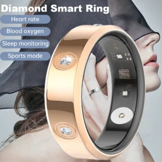 Para Xiaomi anillo inteligente copia diamante salud Monitorig oxígeno en sangre sueño ritmo cardíaco multideportivo boda joyería de lujo anillos de regalo