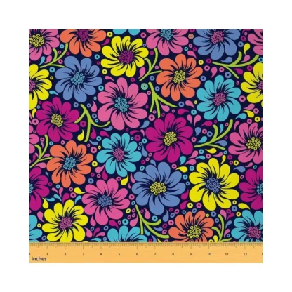 Tela de tapicería floral para sillas, sofá, tela tradicional con estampado de flores para exteriores junto al patio, decoración brillante de estilo Bobo