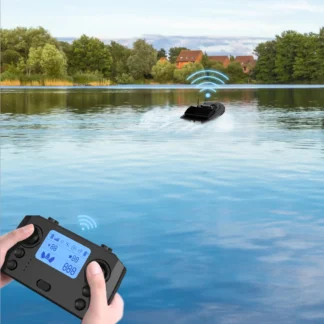 Barco de cebo para peces con Control remoto GPS automático, carga de 2KG, buscador de peces personalizado de plástico, características de corrección de crucero/retorno/rota