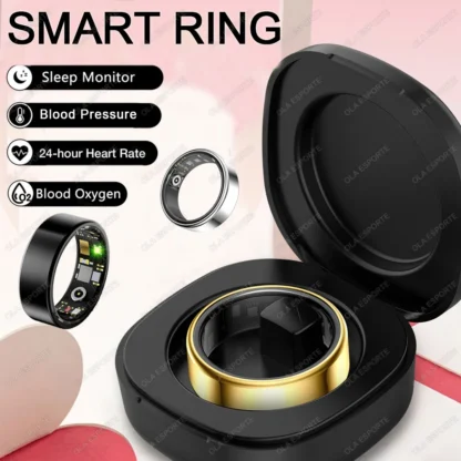 Anillo inteligente para Xiaomi nuevos hombres mujeres IP68 5ATM Monitor de presión arterial impermeable Monitor de ritmo cardíaco durante el sueño rastreador deportivo Smartring